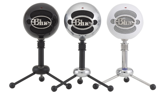 3 different Blue Snowball mics