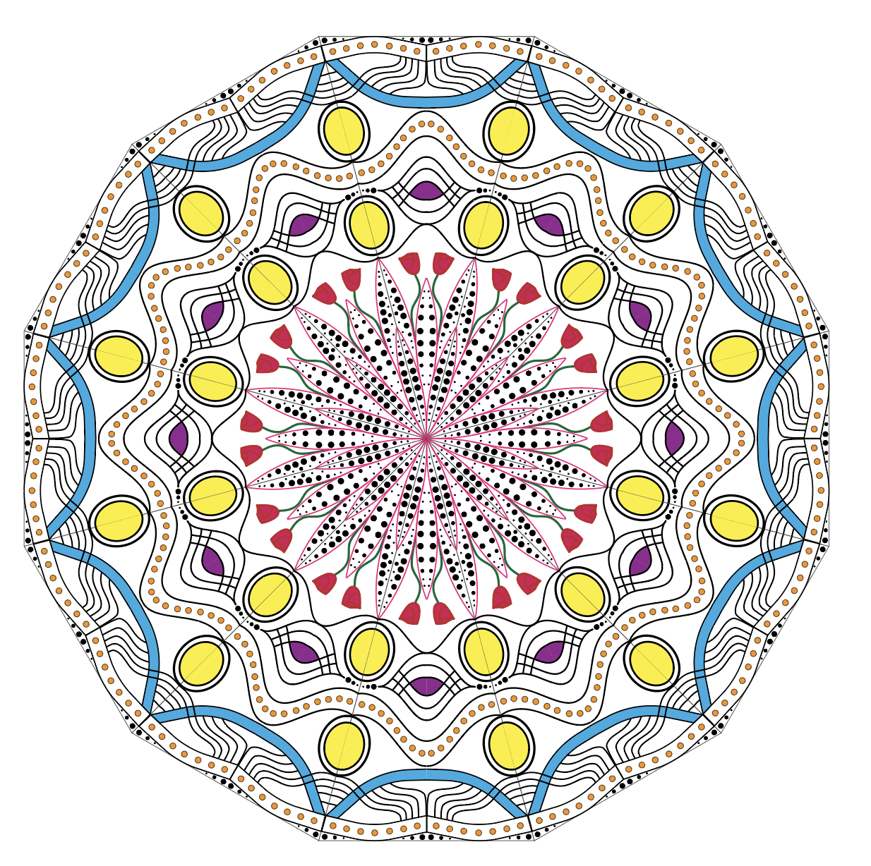Create A Mandala With Adobe Illustrator Annenberg Digital Lounge